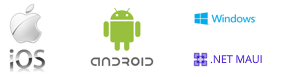 iOS, Android, Windows, .NET MAUI